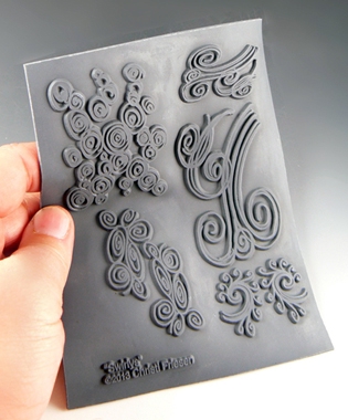 Christi Friesen Swirlys Texture Stamp Sheet