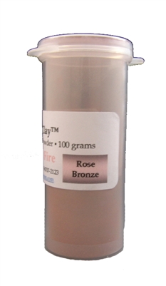 Hadar's Clayâ„¢ Quick-fire Rose Bronze Metal Clay Powder - 100 grams