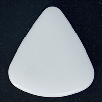 Rounded Triangle Porcelain Cabochon - 28mm x 29.5mm