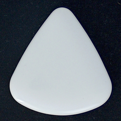 Rounded Triangle Porcelain Cabochon - 28mm x 29.5mm