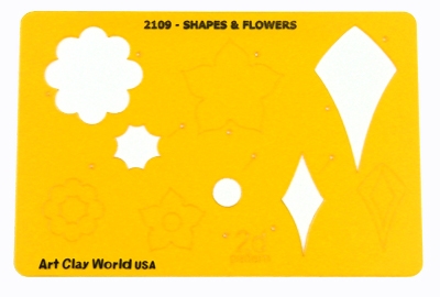 Designer Template- Shapes & Flowers (5.5"X8")