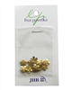 LP Charm Collection-brass flowers