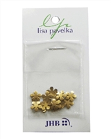 LP Charm Collection-brass flowers