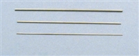 Brass Wire Set - 1 each of 1mm, 1.5mm, & 2mm - 10cm Long