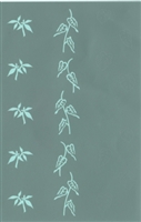 Stencil Sheet Pattern F - Bamboo & Ivy - 1pc