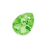 Swarovski Crystal 12mm Mini Pear - Peridot, 24pc.