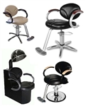 Silhouette Lever-Control Shampoo Chair