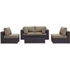 Convene 5 piece Sectional Set