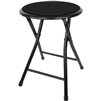 Folding Stool 18" in Black