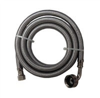 1406EDWSS 6 Foot Stainless Steel Inlet/Fill Hose For Dishwasher