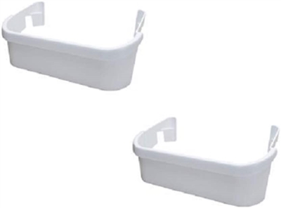 240351601 (2 Pack)  Freezer Door Bin fits Frigidaire and Electrolux Refrigerator