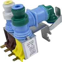67006531, WP67006531, AP6010515, PS11743697 Water Inlet Valve For Whirlpool Washer (Fits Models: MSD, JFC, MFD, ABD, KBF And More)