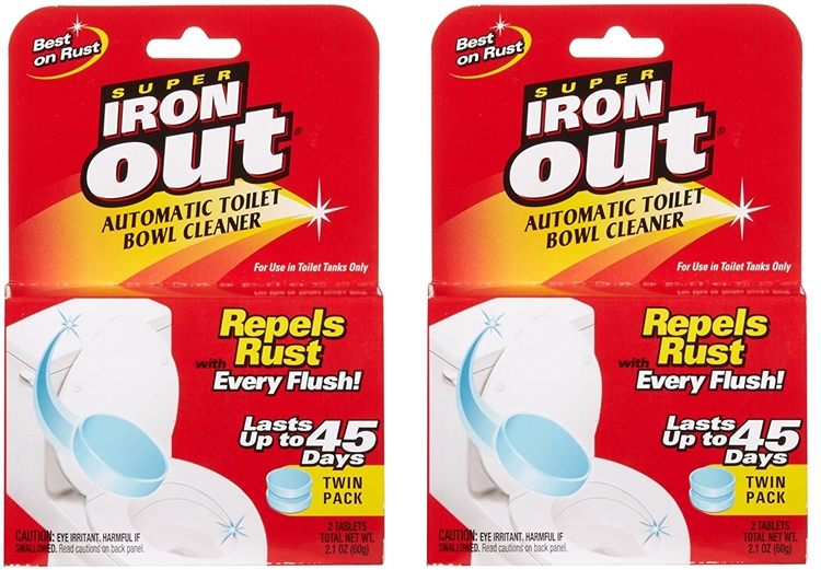 iron Out Automatic Toilet Bowl Cleaner - 2 Pieces