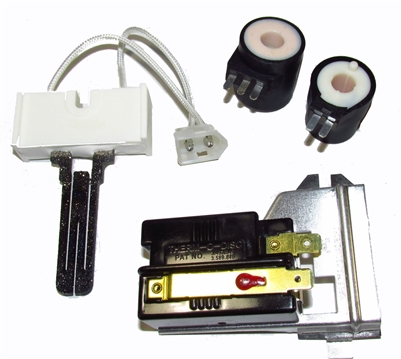 SCA700-Kit Dryer Repair Igniter (279311), Gas Coils (279834) And Flame Sensor (338906) Compatible With Whirlpool Dryer