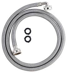 90 Degree Ell, Stainless Steel High Pressure Fill Hose 5 FOOT