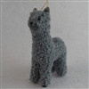 RF670G Felt & Faux Ornament - Alpaca / Grey