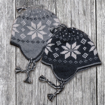 RH357 Homespun Snowflake Hat