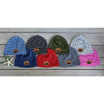 WINTER CLEARANCE: RH535 Adult Feed Stripe Beanie