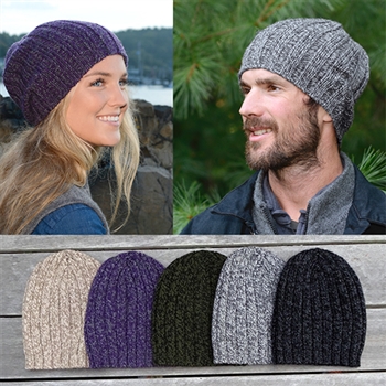 CLEARANCE!  RH567 Marled Rib Beanie