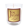 GLIMMER OF HOPE Scripture Candle "Joy to the World" - Cedar & Balsam