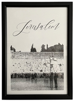 Jerusalem Ink Art - Western Wall