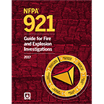 NFPA 921: Guide for Fire and Explosion Investigations, 2017 Edition