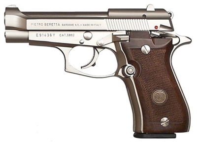 Beretta Cheetah 84 .380ACP Nickel/Wood J84F212M