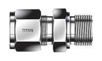OM BSPP Male Metal Gasket Connector  sold by Titanfittings.com