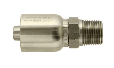 SS-T43-MP Pipe Male sold by Titanfittings.com