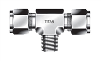 TBM Male Pipe NPT Branch Tee  sold by Titanfittings.com