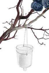 Hanging Votive Candle Holders, Clear