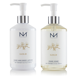 Niven Morgan  Gold Hand Lotion and Soap