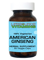 American Ginseng Root- 400 mg - 60 Capsules