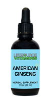 American Ginseng - 333 mg - Liquid Extract- 1 fl. oz.