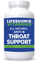 Throat Support - Anti-B - All Natural & Safe - 90 Caps - Proprietary Formula