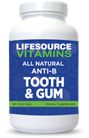 Tooth & Gum - Anti-B - Support - All Natural & Safe - 90 Caps - Proprietary Formula