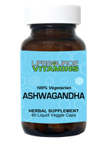 Ashwagandha - 1000 mg - 60 Liquid Veggie Caps