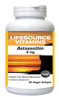 Astaxanthin 4 mg - 60 Softgels - Non-GMO