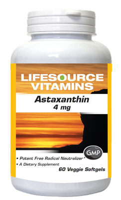 Astaxanthin 4 mg - 60 Softgels - Non-GMO