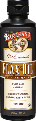 Barlean's Pet Essentials - Flax Oil for Animals- 12 fl oz