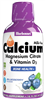 Bluebonnet's Liquid Calcium Magnesium Citrate Plus Vitamin D3 16 fl oz- Blueberry