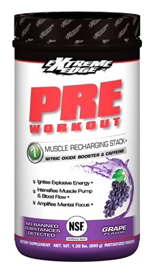 Bluebonnet Extreme Edge Pre Workout Formula  1.32 lb Vigorous Grape