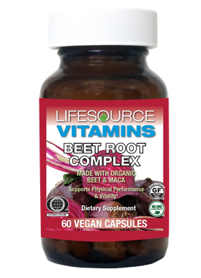 Beet Root COMPLEX w/ Maca (Organic) - 60 Capsules - Non GMO