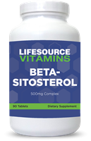 Beta-Sitosterol Plant Sterols Complex - 500 mg - 90 Tablets