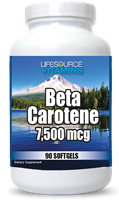 Beta Carotene 7,500 mcg RAE (25,000 IU) - 90 Softgels - Vitamin A