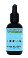 Bilberry (Organic) Liquid Extract - 500 mg - 1 fl. oz