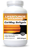 Cal-Mag Softgels - Calcium & Magnesium Mag- 240 Softgels VALUE SIZE