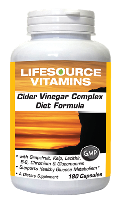 Cider Vinegar Diet Formula - 180 Capsules