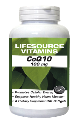 CoQ10 100 mg  - 50 Softgels