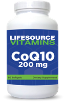 CoQ10 200 mg  - 60 Softgels - 2 Month Supply